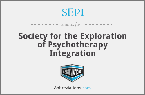 What is the abbreviation for society for the exploration of psychotherapy integration?